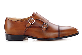 Patina Gold double Buckle Shoes - CHEDINGTON