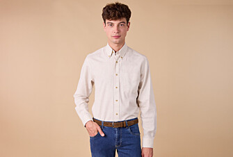 Flannel shirt - Ecru - ANDER
