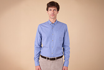 Flannel shirt - Blue Melange - ANDER