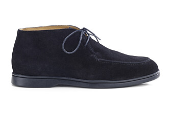 Black Suede men's casual chukka  - SERENOA
