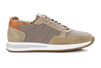 Light Khaki & Suede beige Men's Trainers - NIRRANDA II
