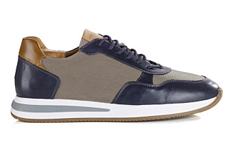 Men’s sneakers – Patinated liquorice and khaki - NIRRANDA II