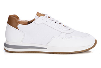 Men’s sneakers - White Leather and Mesh - NIRRANDA II