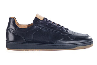 Men’s leather sneakers – Black - KOLORA