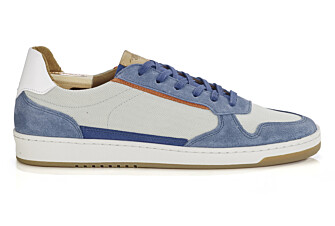 Suede Denim Blue Men's Trainers - KOLORA