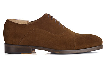 Havana Suede Men's Oxford shoes - Leather sole with pad - GRAKLEY