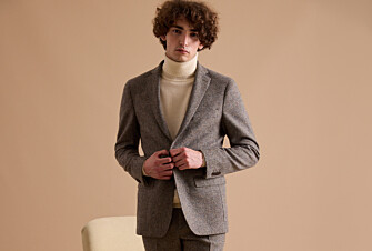 Men's Light Khaki Suit Blazer - LAURIAN