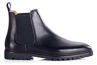 Men's Chocolate Black Boots - WALTERSTON GOMME