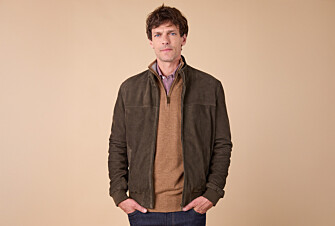 Khaki suede jacket  - SEAVER