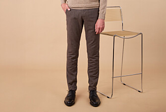 Men's Chino Trousers – Heather Chocolate - NEIL