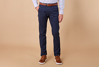 Men's Chino – Navy Herringbone - JORDEN