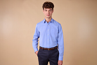 100% cotton shirt – Blue - MAXIRE