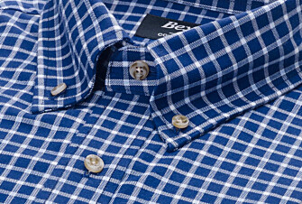 Flannel shirt - Blue & White Checks - JAYDON