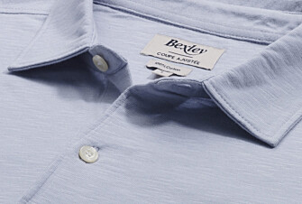 Men's jersey shirt 100% cotton - Blue Sky - AIGNAN