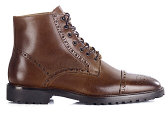 Men’s ankle boots – Patinated Cognac - HEYBRIDGE GOMME