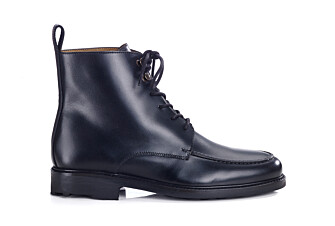 Black Derby Boots - Rubber outsole - HUDSON HIGH GOMME COUNTRY