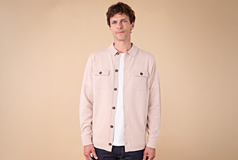Knitted Overshirt – Light Beige - WARRICK