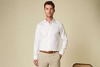 Men's shirt in cotton - White - DELMONT