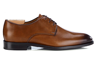 Patina Chestnut Leather - Derby Shoes - MARKFORD
