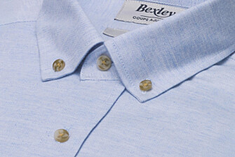 Men's light blue flannel shirt - ROD