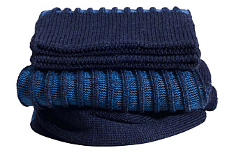 Men's blue & blue mélange mercerised cotton socks