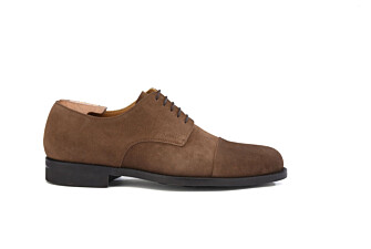 Havana Suede Derby Shoes - Rubber outsole - MAYFAIR CLASSIC GOMME CITY