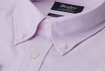 Light Pink Oxford shirt with chest pocket - American collar - HAROLD