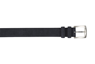 Navy Suede Luxury Belt for men - WESTGATE SILVER