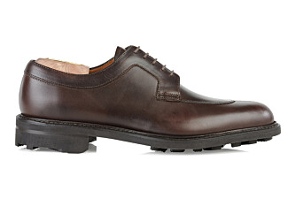 Chocolate Derby Shoes - Rubber outsole - KENT GOMME COUNTRY