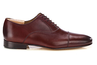Bright Burgundy Oxford shoes - Leather outsole  - LENNOX