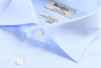 Pale Blue Cotton shirt - GIORGIO