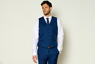 Men's Deep Blue Suit Waistcoat - LAZARE