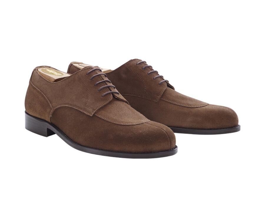 Havana Suede Derby Shoes - Leather outsole - PADDINGTON