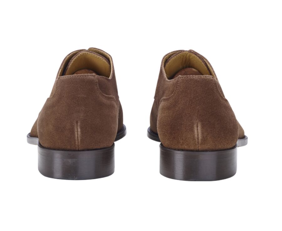 Havana Suede Derby Shoes - Leather outsole - PADDINGTON