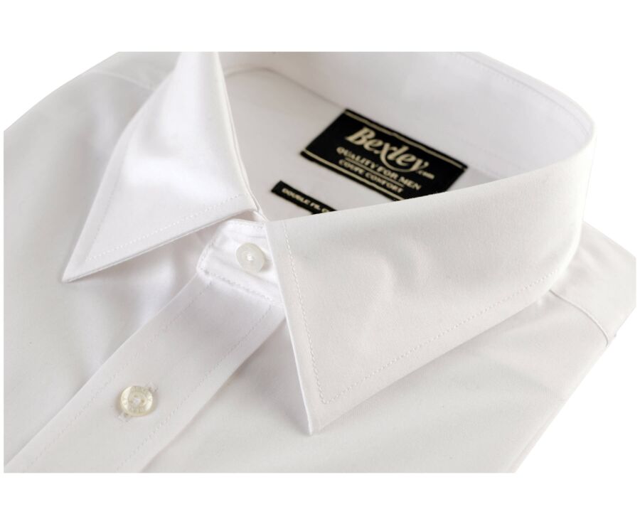 White Cotton shirt - Chest pocket - ALBERT MC