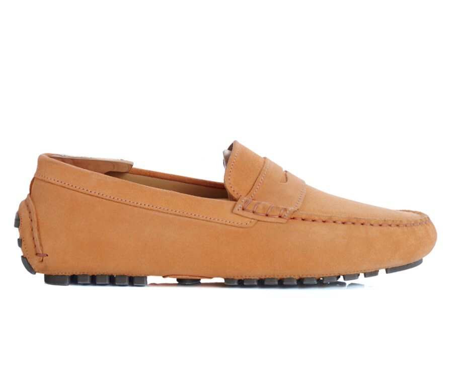 Mandarin Velvet Men's Driving Moccassins - FERGUSON