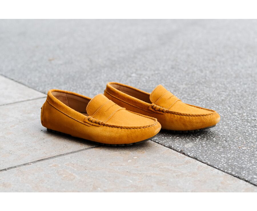 Sun Suade Men's Driving Moccassins - FERGUSON