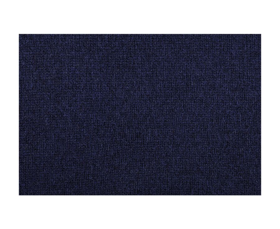 Navy half-zip wool jumper - KENNETH