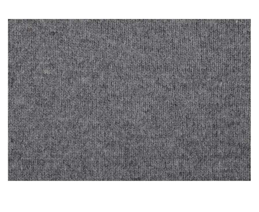 Grey Melange half-zip wool jumper - KENNETH