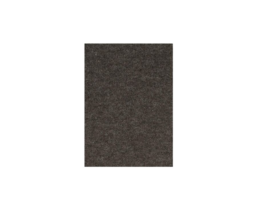 Chocolate Melange half-zip wool jumper - KENNETH