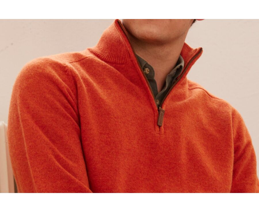 Amber half-zip wool sweater - KENNETH
