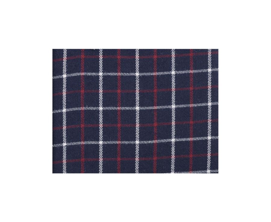 White and red check flannel shirt - LINDSAY