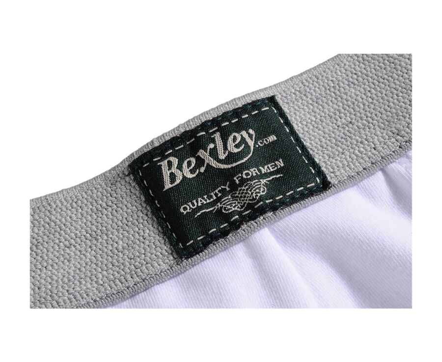 Box of 2 White Men's boxers briefs - ELLIOT