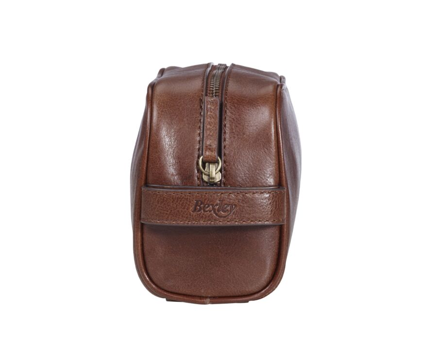 Cognac leather Travel kit