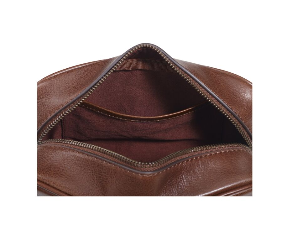 Cognac leather Travel kit