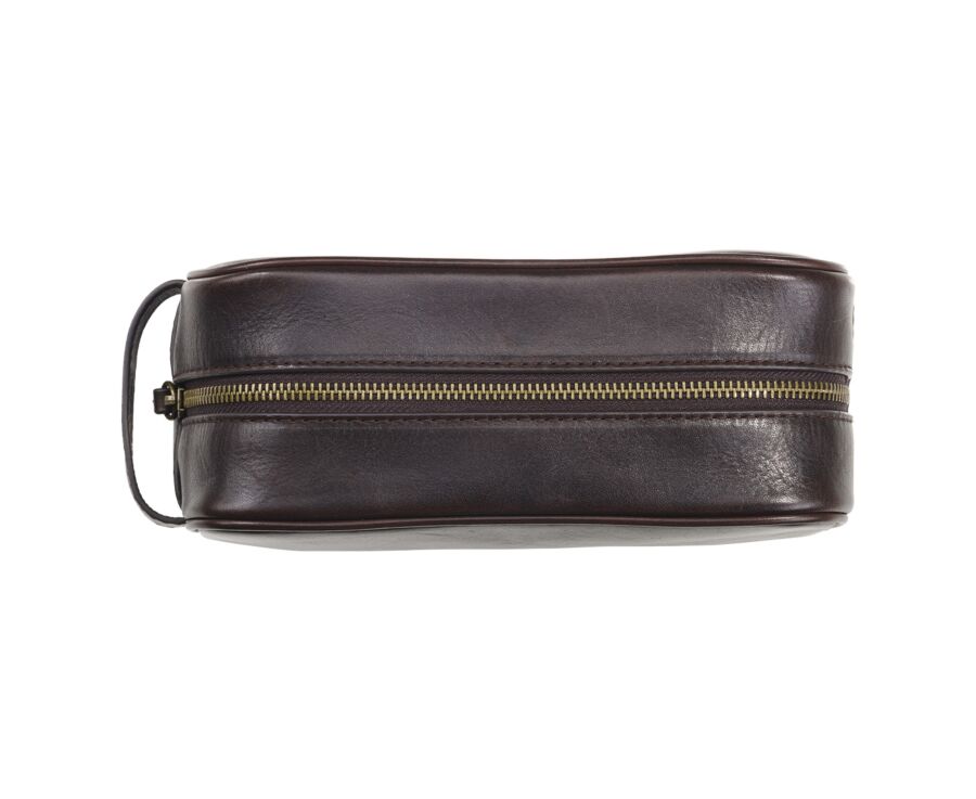 Dark Chocolate leather Travel kit