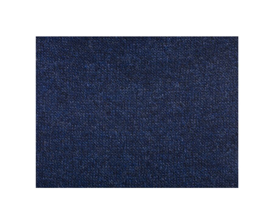 Men's Dark Blue Melange Cotton Socks