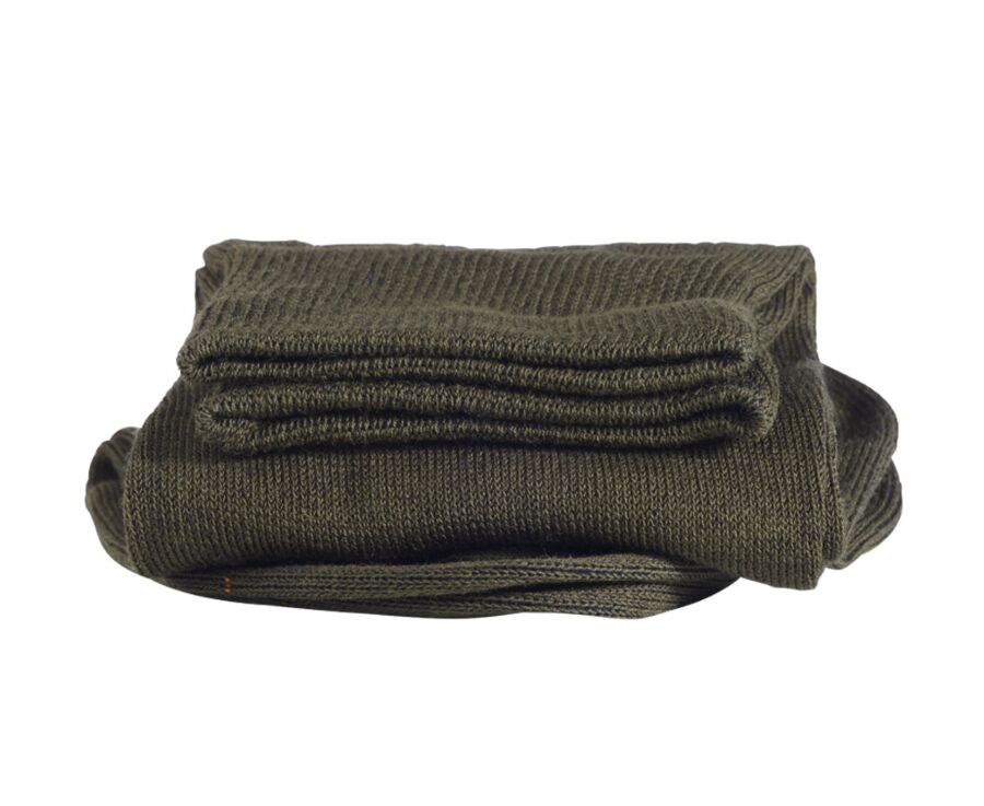 Men's Green Thin Cotton Socks