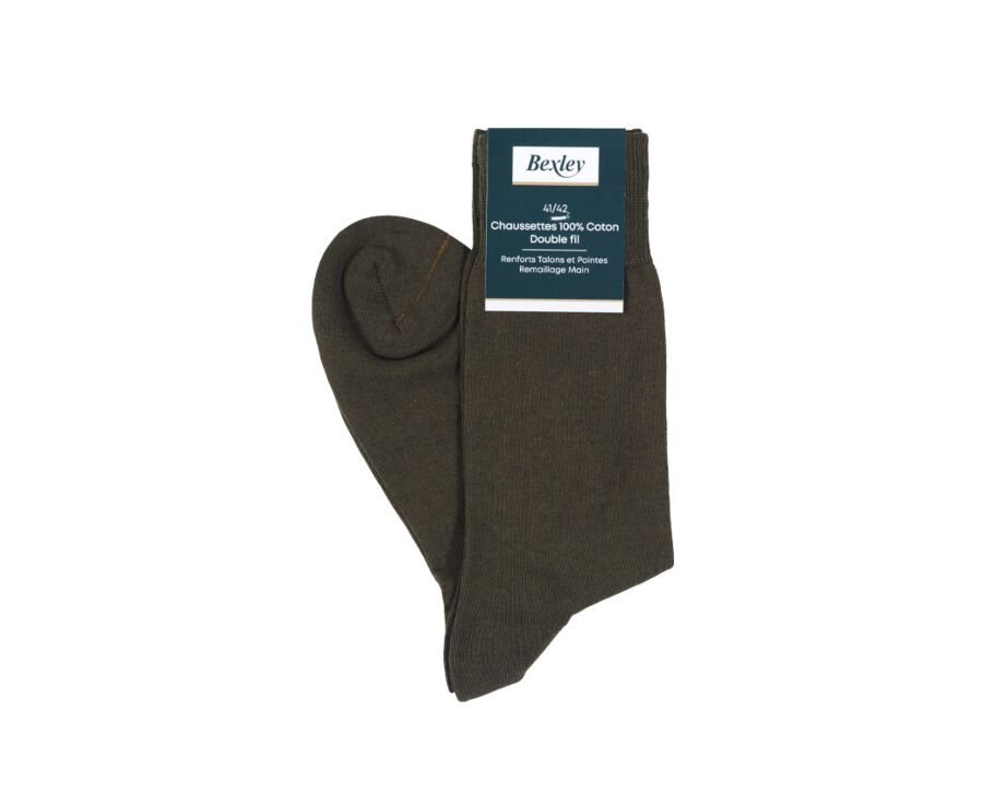 Men's Green Thin Cotton Socks