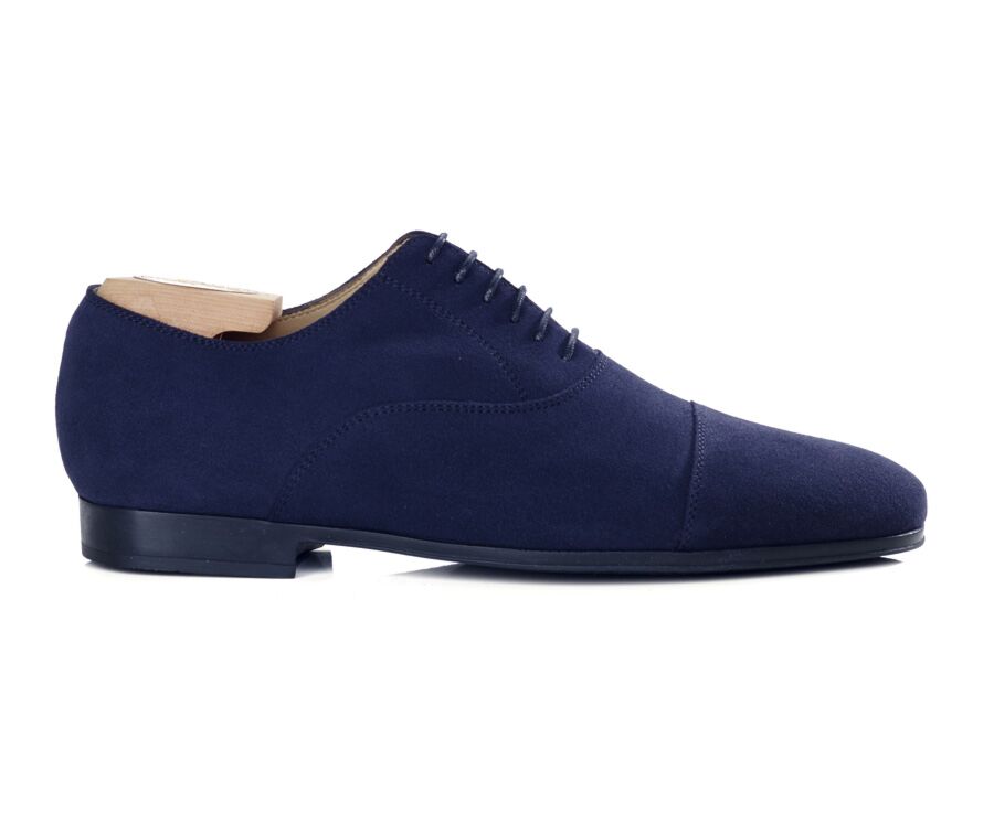 Navy blue suede dress shoes 2025